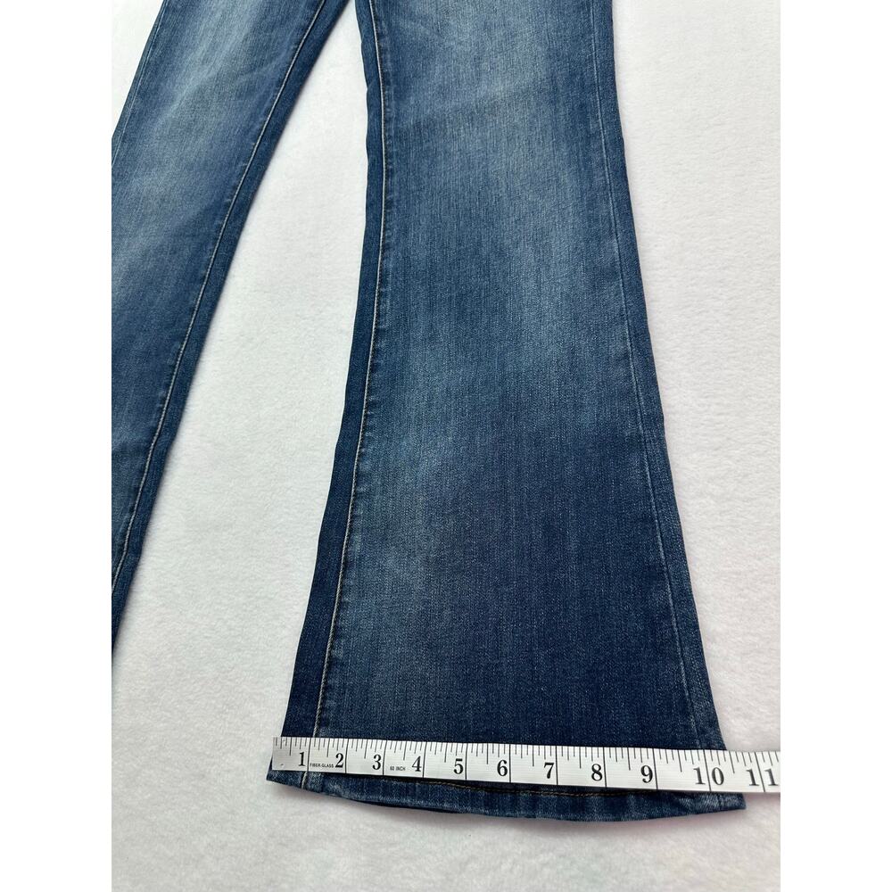 NWT La Joie Braided Waist Flare Jeans Size 10 Medium Wash Boho Wide Leg Denim - Picture 13 of 15